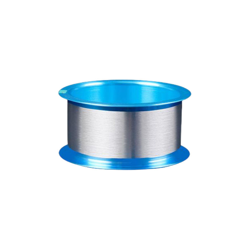 Ultra fijne Pd beklede koperdraad met helderblauwe coating hoge sterkte 0,01 mm zilveren kern banddraad voor halfgeleider en 5G-apparaat assemblage