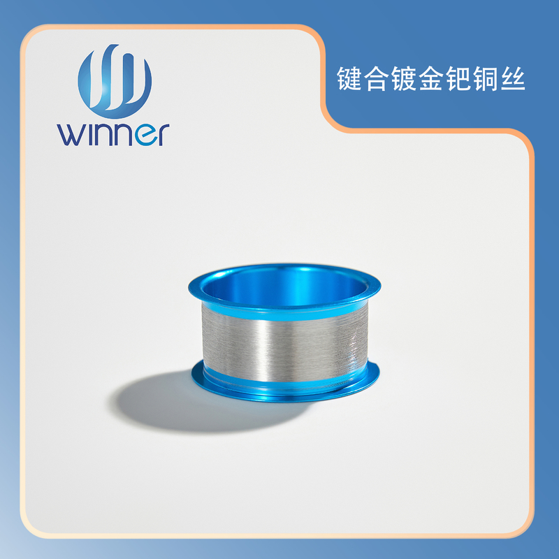 0.01mm Palladium bekleed koperen banddraad Hoge sterkte Reinheid 99,99% Oppervlakte Afwerking Helder