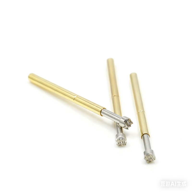 Customized Gold Plated Spring Test Probe with 2.54mm Pitch and 4.0 Full Travel for PCB Testing