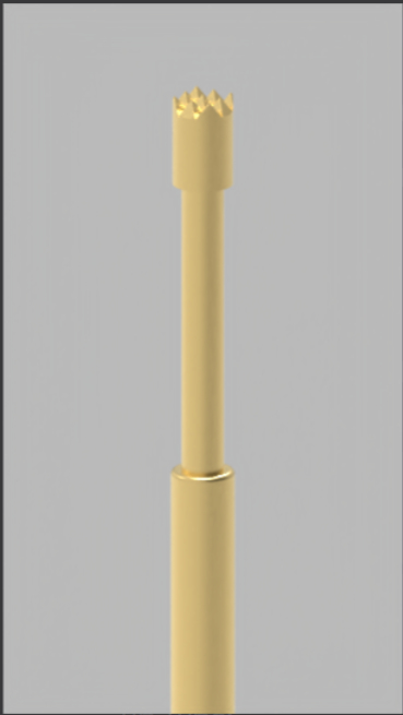 100 ml veerproefsonde met kroonpunt en BeCu-stomp voor een hoge slagnauwkeurigheid