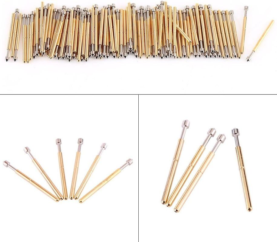 Pogo-pin met 3A-stroom 50mΩ weerstand en 2,5 mm slag voor PCB-testen