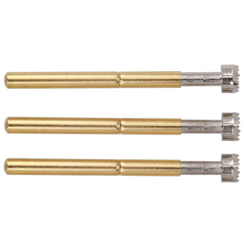 2.36mm Spring Test Probe with 9 Claws and 100 Pcs Brass Barrel Spring Loaded Test Pin for Industrial Testing