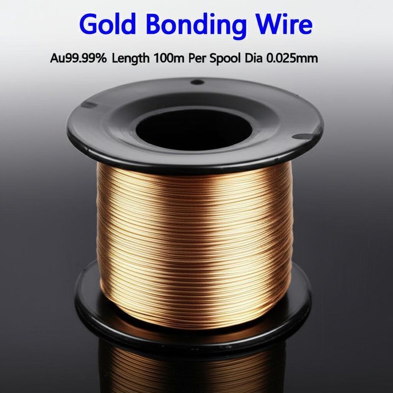 High Corrosion Resistance Gold Bonding Wire with Ultrasonic Bonding Method and Bright Surface Finish