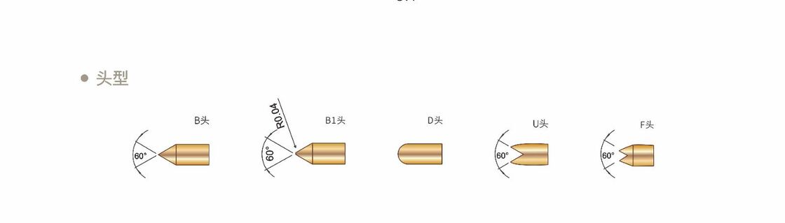 Goud bekleed hoge duurzaamheid veerproefsonde.