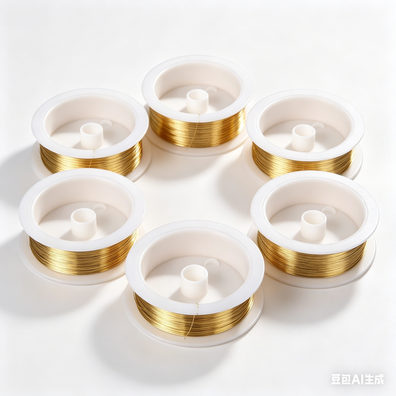 0.003mm Ultra Fine Gold Plated Tungsten Wire For Microelectrode Biosensor Implant Device