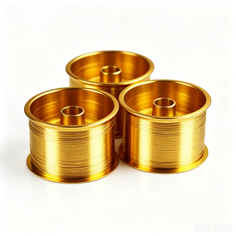 Op maat gemaakte bekleding 0,01 mm Ultra Fine BeCu Draad Gold Plattable RF Sensor Precision Intern Wiring
